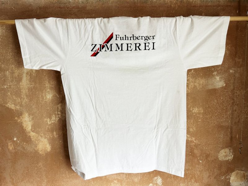 Fuhrberger Zimmerei T-Shirt Rückseite mit Siebdruck