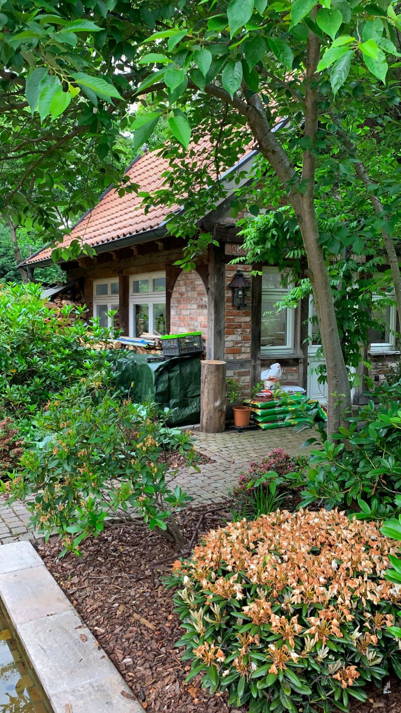 Gartenhäuschen ein stiller Augenblick