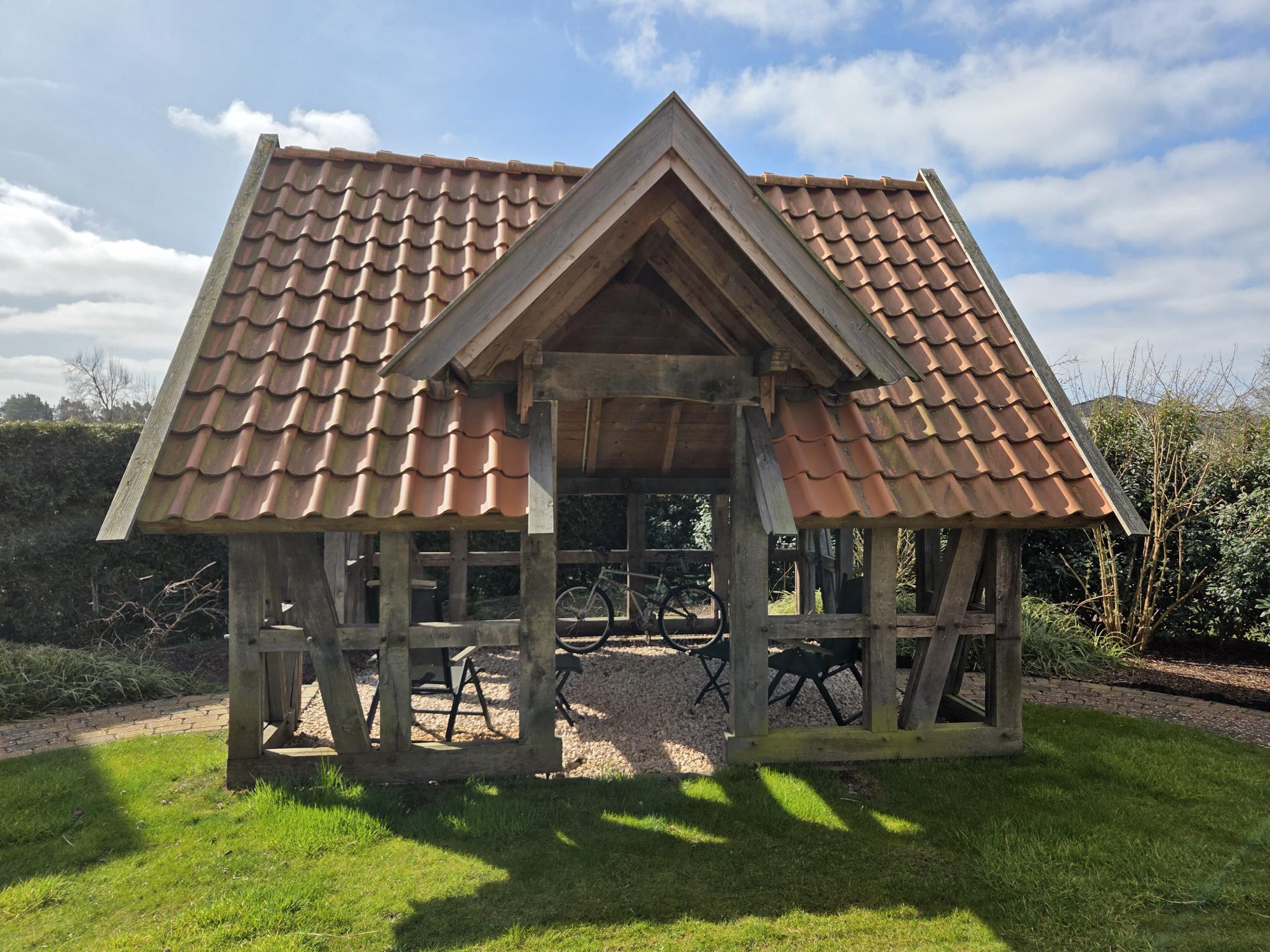 Gartenfachwerkhaus